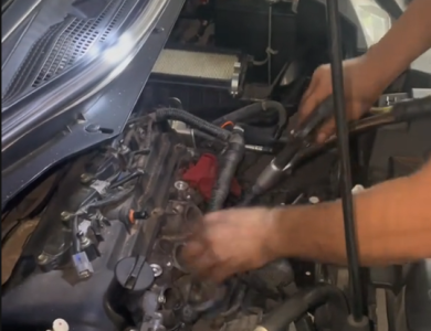 Xpander vệ sinh hệ thống nạp sau 300.000km